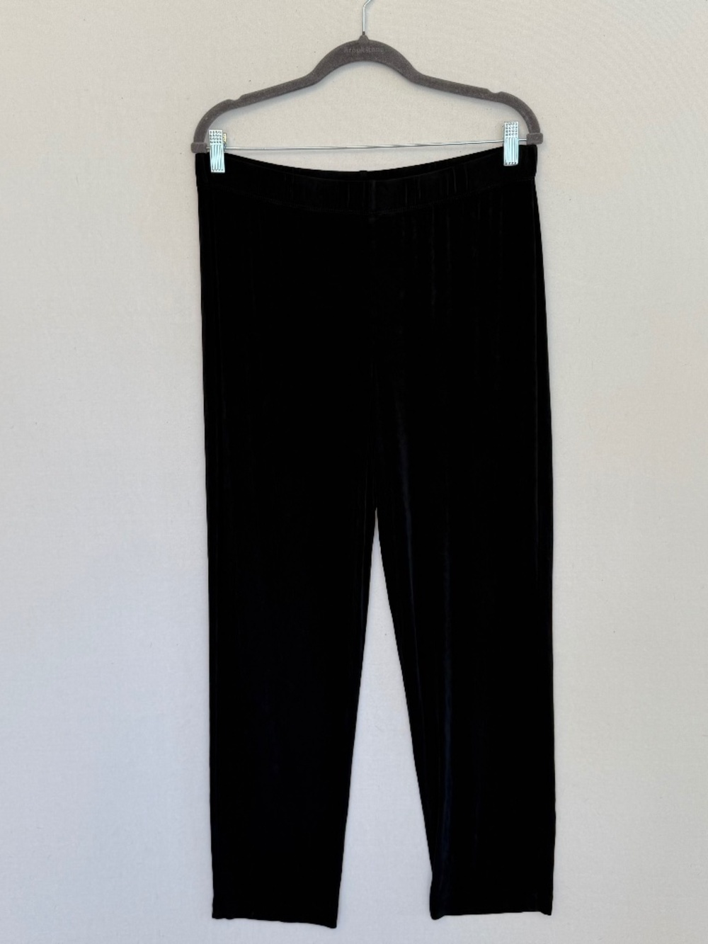 CHICO’S TRAVELERS Women’s Size 2 US Large Black Pull On Straight Leg Pants